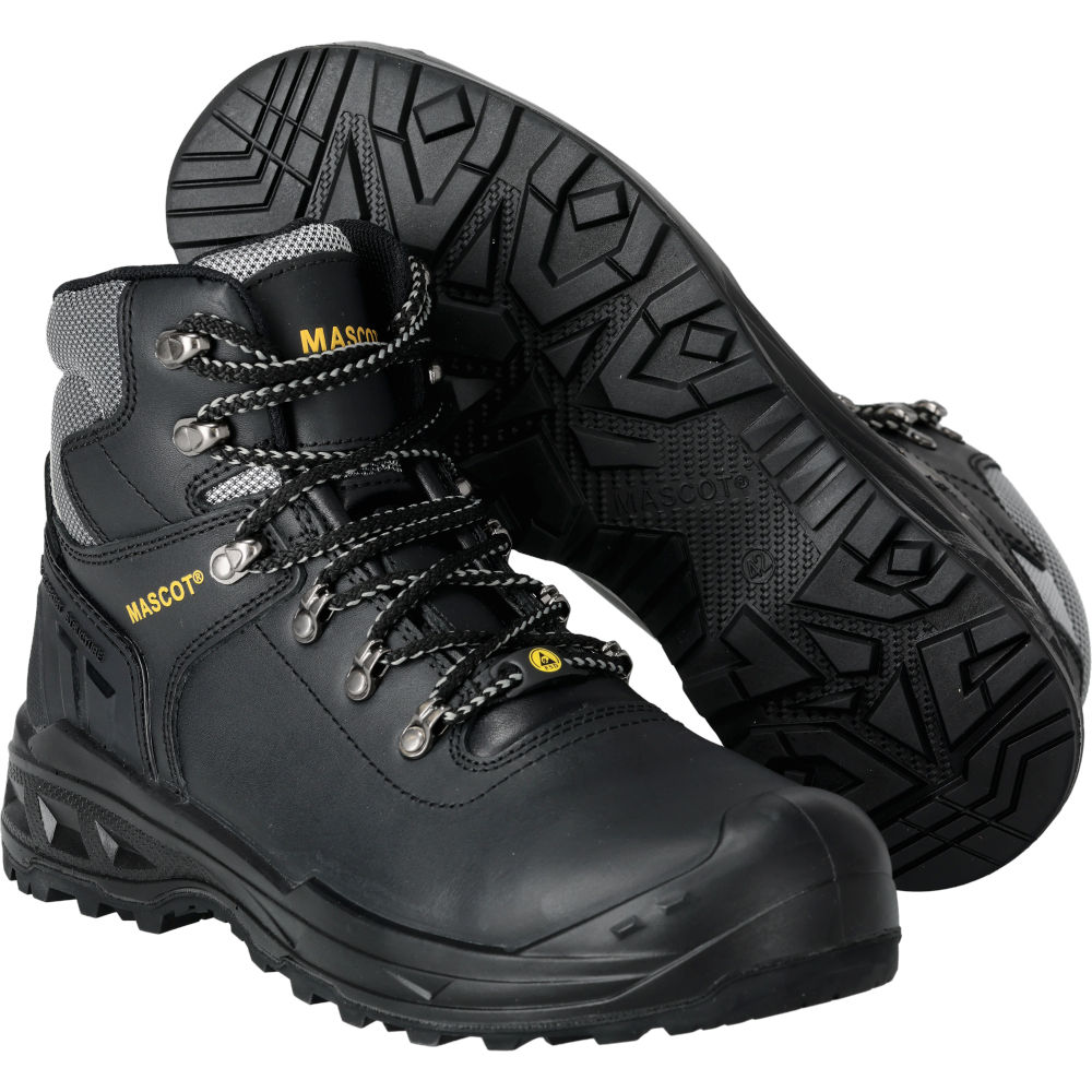 Buty ochronne MASCOT ELBRUS F0074-902-0907 S3S SR HRO ESD – skórzane, aluminiowy podnosek, podeszwa MASCOGRIP® 1 Buty ochronne MASCOT ELBRUS F0074-902-0907 S3S SR HRO ESD – skórzane, aluminiowy podnosek, podeszwa MASCOGRIP®