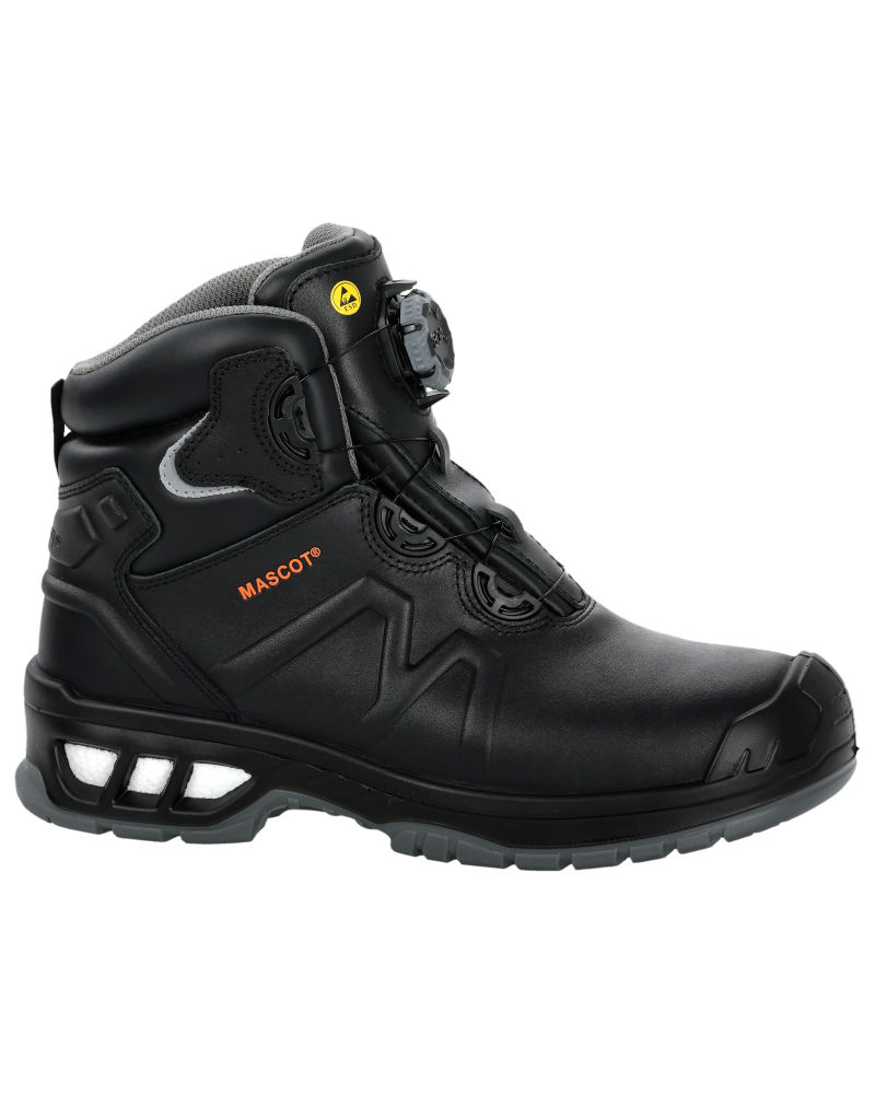 Buty ochronne MASCOT ENERGY F0136-902-09 S3S SR FO SC ESD – skórzane, BOA® Fit System, MASCOLAYER® 3 Buty ochronne MASCOT ENERGY F0136-902-09 S3S SR FO SC ESD – skórzane, BOA® Fit System, MASCOLAYER® - obrazek 3