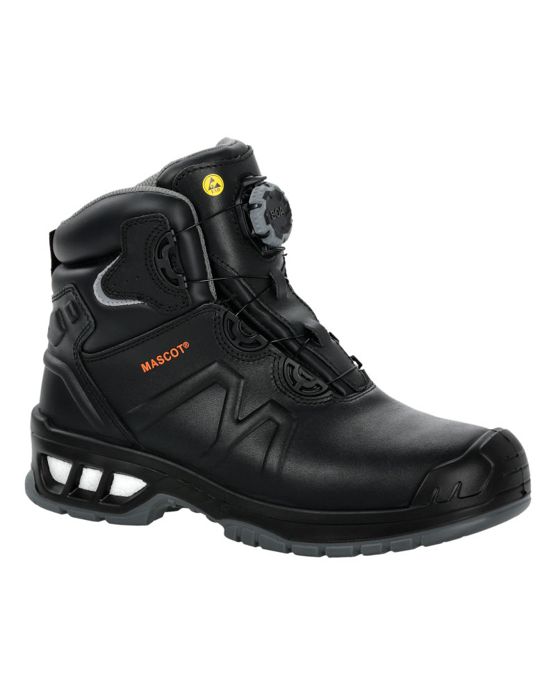 Buty ochronne MASCOT ENERGY F0136-902-09 S3S SR FO SC ESD – skórzane, BOA® Fit System, MASCOLAYER® 4 Buty ochronne MASCOT ENERGY F0136-902-09 S3S SR FO SC ESD – skórzane, BOA® Fit System, MASCOLAYER® - obrazek 4