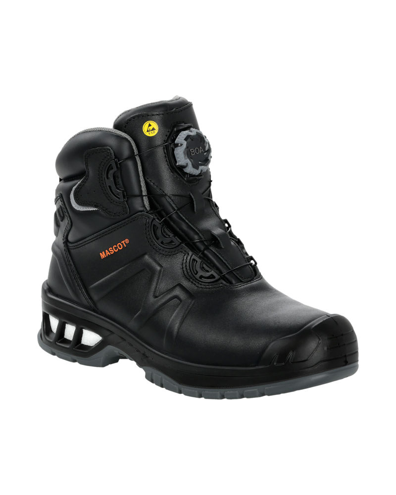 Buty ochronne MASCOT ENERGY F0136-902-09 S3S SR FO SC ESD – skórzane, BOA® Fit System, MASCOLAYER® 5 Buty ochronne MASCOT ENERGY F0136-902-09 S3S SR FO SC ESD – skórzane, BOA® Fit System, MASCOLAYER® - obrazek 5