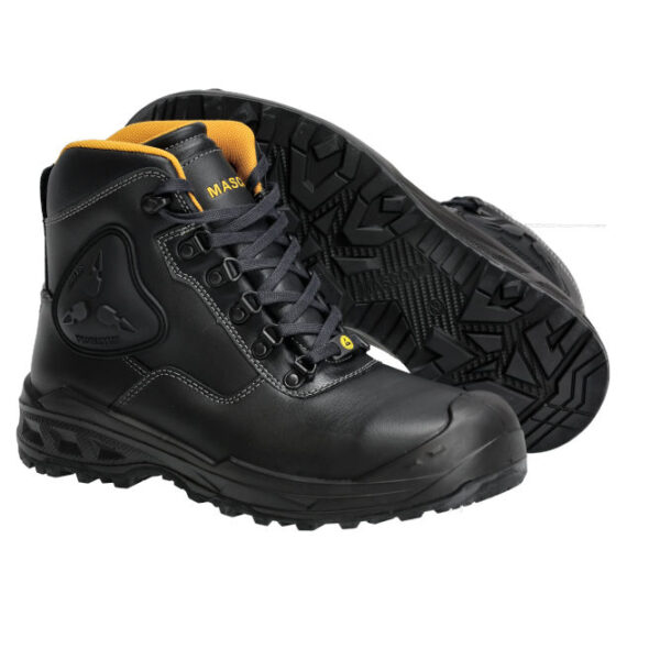 Buty ochronne MASCOT Batura Plus F0165-902-0907 S3S – skórzane, ochrona kostki AN, Nomex®, MASCOGRIP HRO 300°C, ESD