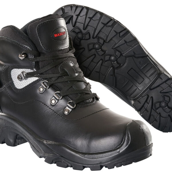 Buty ochronne MASCOT INDUSTRY F0220-902-09 S3 SRC HRO M – skórzane, kompozytowy podnosek, ochrona śródstopia