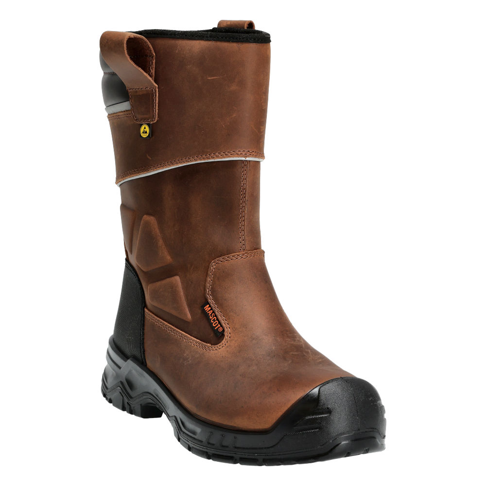 Buty ochronne MASCOT ORIGINALS F1003-715-5409 S3S – skórzane Rigger Boot, bez metalu, MASCOLAYER®, ESD, SR 6 Buty ochronne MASCOT ORIGINALS F1003-715-5409 S3S – skórzane Rigger Boot, bez metalu, MASCOLAYER®, ESD, SR - obrazek 6