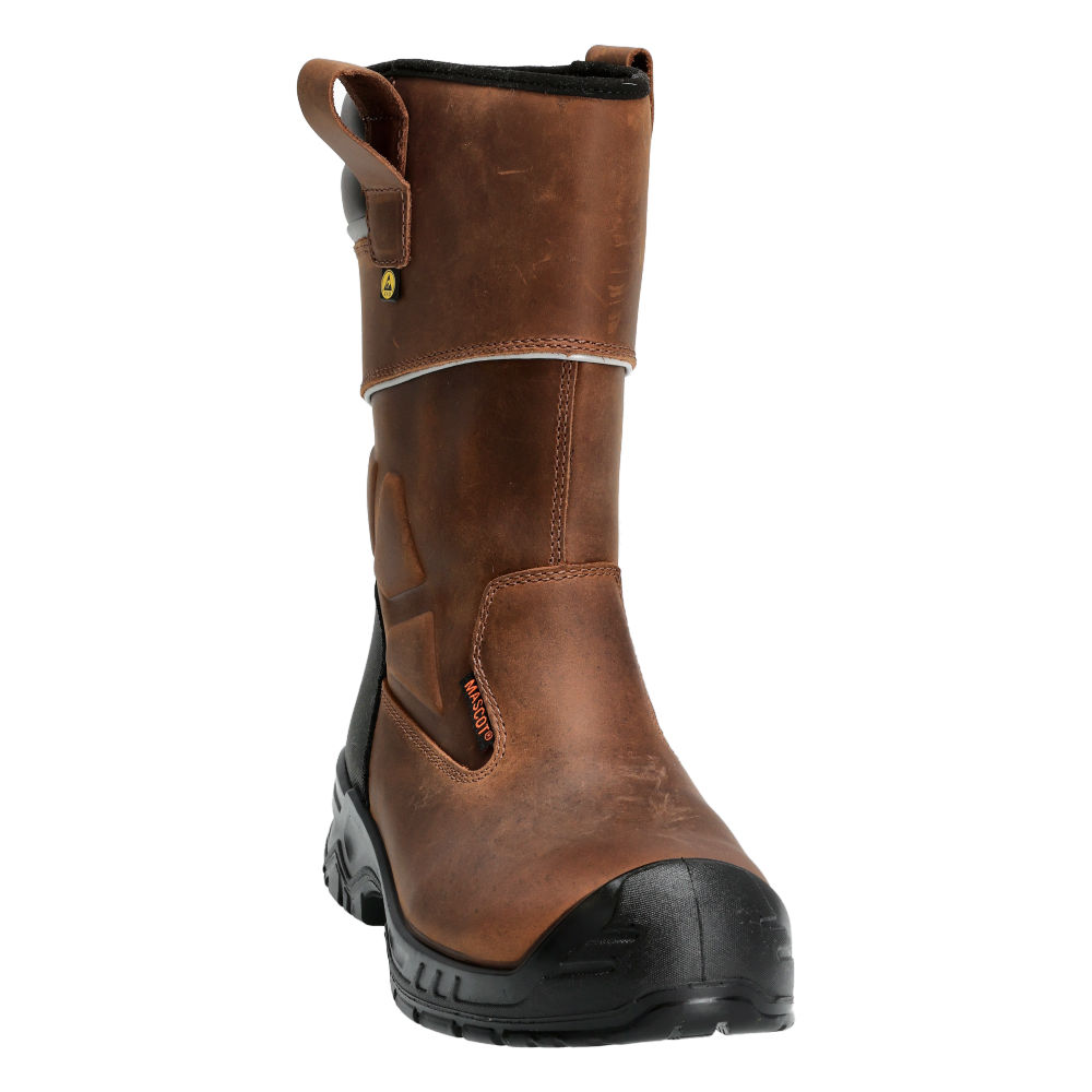 Buty ochronne MASCOT ORIGINALS F1003-715-5409 S3S – skórzane Rigger Boot, bez metalu, MASCOLAYER®, ESD, SR 7 Buty ochronne MASCOT ORIGINALS F1003-715-5409 S3S – skórzane Rigger Boot, bez metalu, MASCOLAYER®, ESD, SR - obrazek 7