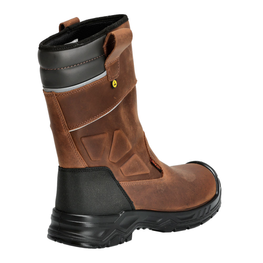 Buty ochronne MASCOT ORIGINALS F1003-715-5409 S3S – skórzane Rigger Boot, bez metalu, MASCOLAYER®, ESD, SR 23 Buty ochronne MASCOT ORIGINALS F1003-715-5409 S3S – skórzane Rigger Boot, bez metalu, MASCOLAYER®, ESD, SR - obrazek 23