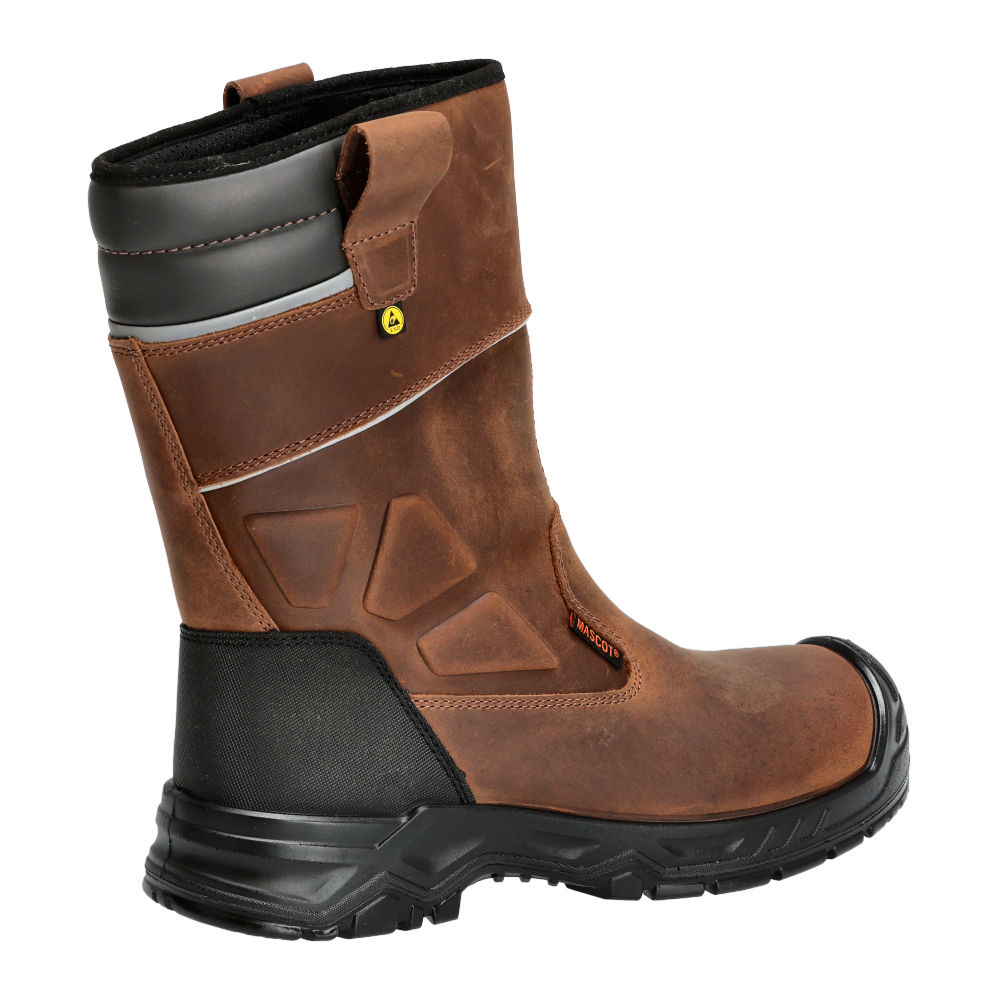 Buty ochronne MASCOT ORIGINALS F1003-715-5409 S3S – skórzane Rigger Boot, bez metalu, MASCOLAYER®, ESD, SR 24 Buty ochronne MASCOT ORIGINALS F1003-715-5409 S3S – skórzane Rigger Boot, bez metalu, MASCOLAYER®, ESD, SR - obrazek 24