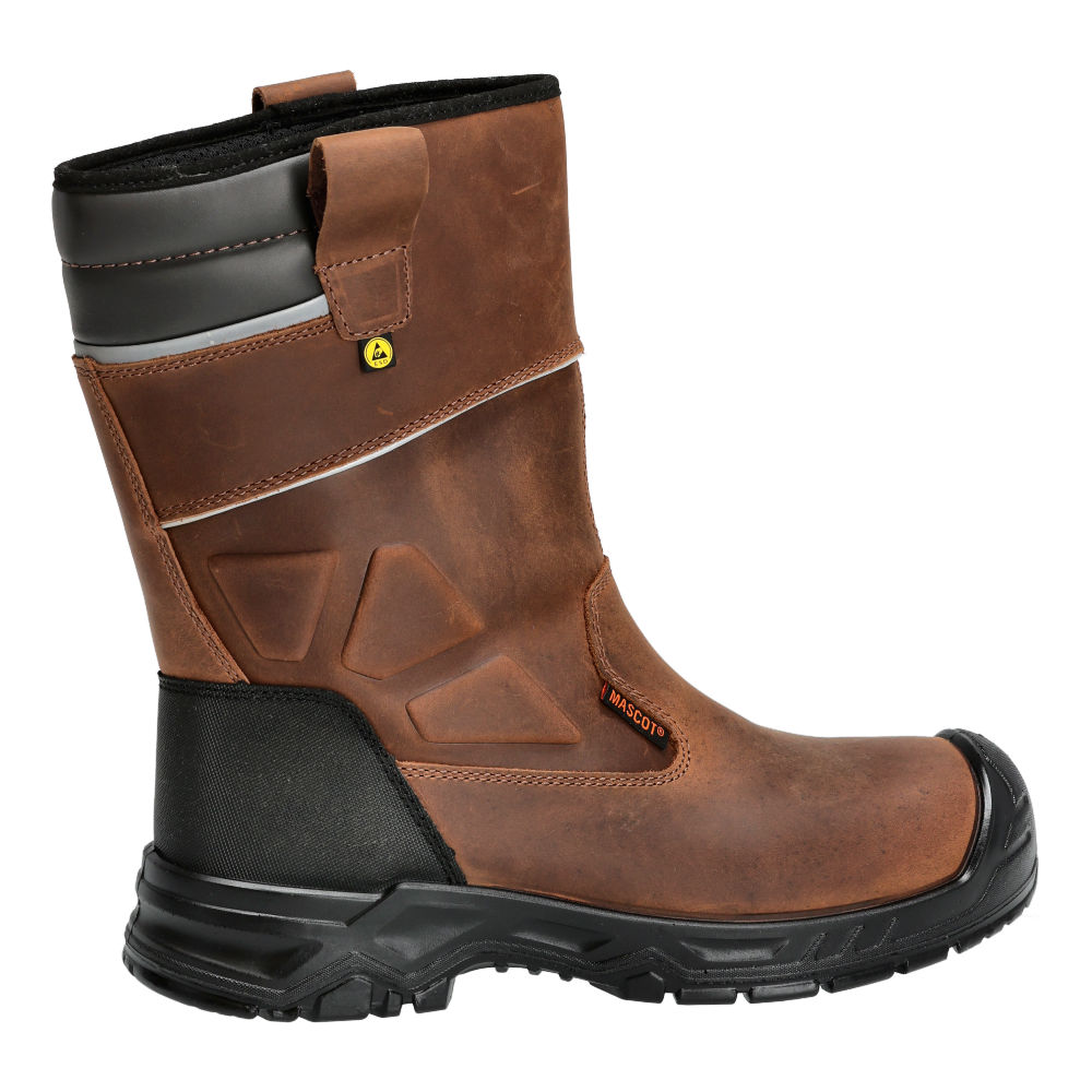 Buty ochronne MASCOT ORIGINALS F1003-715-5409 S3S – skórzane Rigger Boot, bez metalu, MASCOLAYER®, ESD, SR 25 Buty ochronne MASCOT ORIGINALS F1003-715-5409 S3S – skórzane Rigger Boot, bez metalu, MASCOLAYER®, ESD, SR - obrazek 25