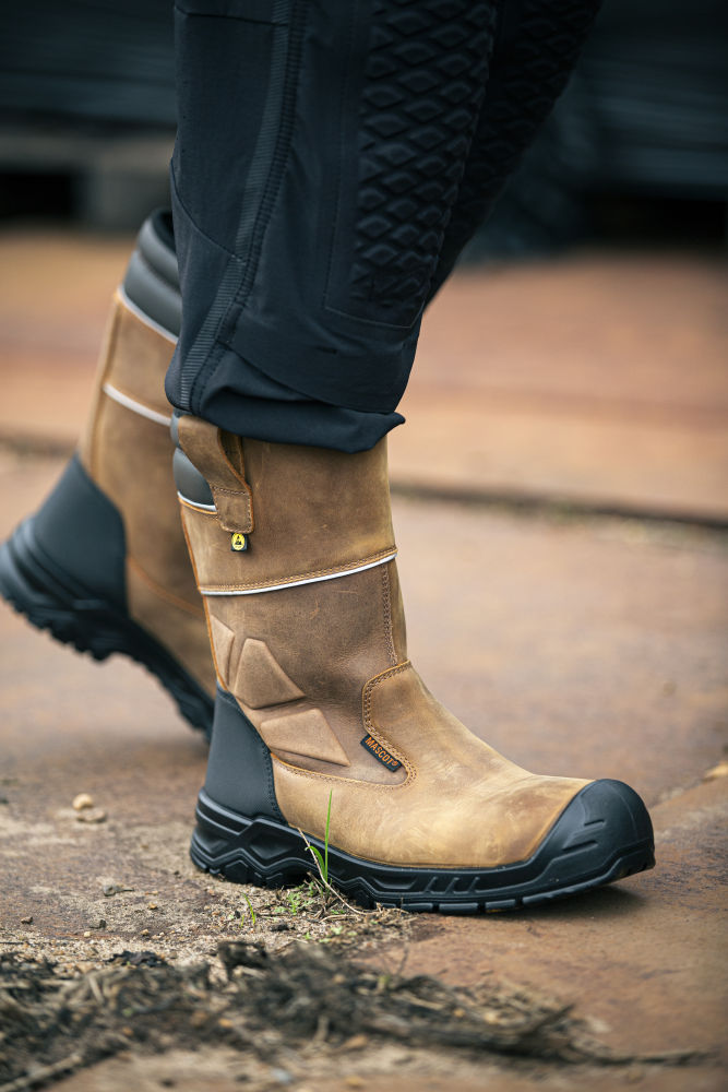 Buty ochronne MASCOT ORIGINALS F1003-715-5409 S3S – skórzane Rigger Boot, bez metalu, MASCOLAYER®, ESD, SR 29 Buty ochronne MASCOT ORIGINALS F1003-715-5409 S3S – skórzane Rigger Boot, bez metalu, MASCOLAYER®, ESD, SR - obrazek 29