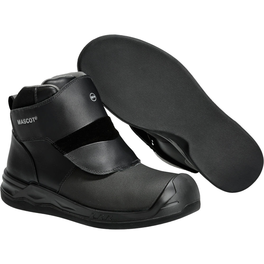 Buty ochronne asfaltowe MASCOT INDUSTRY F1100-902-09 S1PS BOA® – skórzane, HRO 300°C, HI, SR 1 Buty ochronne asfaltowe MASCOT INDUSTRY F1100-902-09 S1PS BOA® – skórzane, HRO 300°C, HI, SR