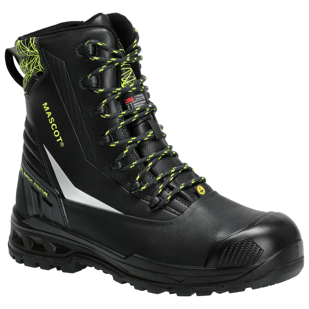 Buty ochronne MASCOT INDUSTRY F1300-902-09 S7S – trudnopalne, skórzane, wodoszczelne, Thinsulate™, HRO 300°C 8 Buty ochronne MASCOT INDUSTRY F1300-902-09 S7S – trudnopalne, skórzane, wodoszczelne, Thinsulate™, HRO 300°C - obrazek 8