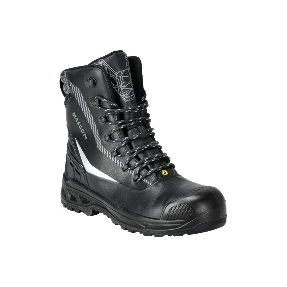 Buty ochronne MASCOT INDUSTRY F1303-902-09 S7S – wodoszczelne, sznurowane, skórzane, czarne 5 Buty ochronne MASCOT INDUSTRY F1303-902-09 S7S – wodoszczelne, sznurowane, skórzane, czarne - obrazek 5