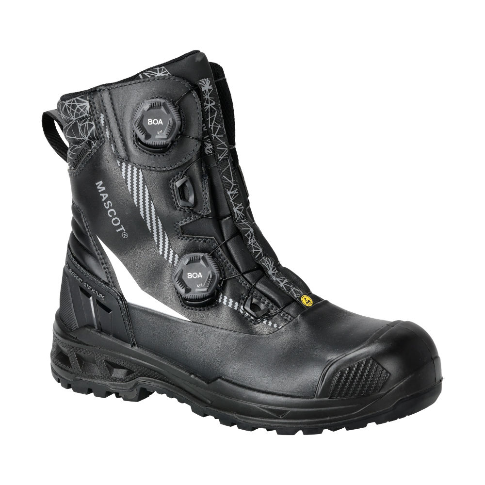 Buty ochronne MASCOT INDUSTRY F1304-902-09 S7S BOA® – wodoszczelne, trudnopalne, skórzane, MASCOTEX®, HRO 300°C, ESD 4 Buty ochronne MASCOT INDUSTRY F1304-902-09 S7S BOA® – wodoszczelne, trudnopalne, skórzane, MASCOTEX®, HRO 300°C, ESD - obrazek 4