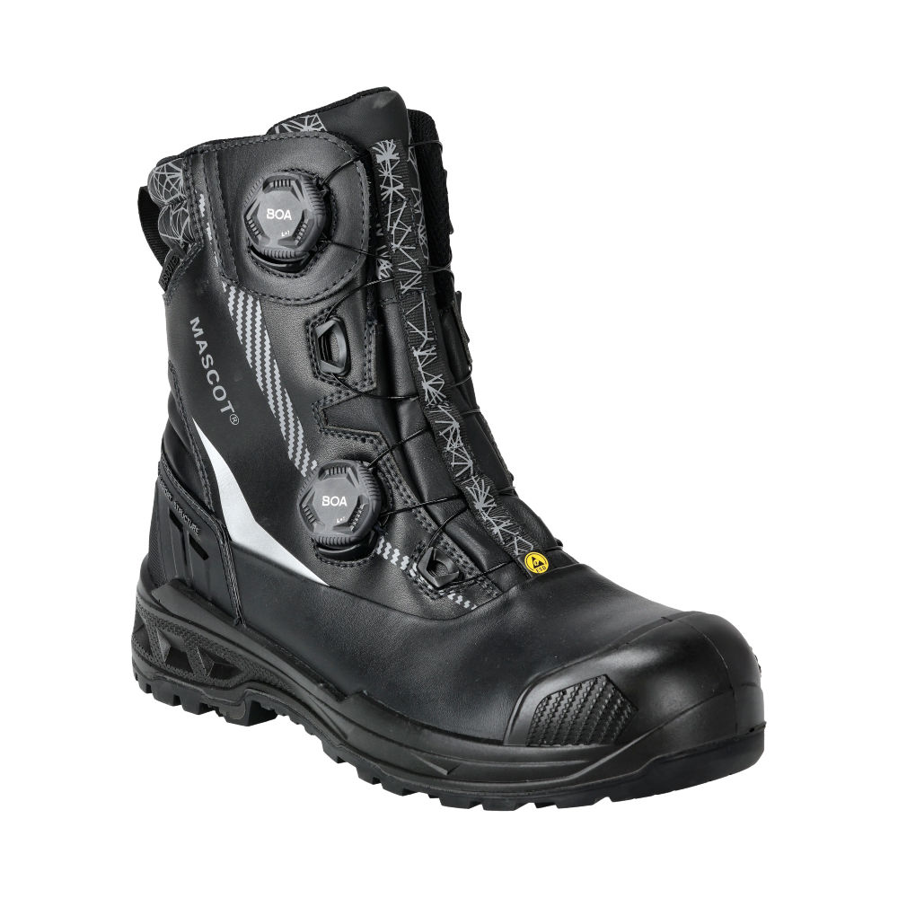 Buty ochronne MASCOT INDUSTRY F1304-902-09 S7S BOA® – wodoszczelne, trudnopalne, skórzane, MASCOTEX®, HRO 300°C, ESD 5 Buty ochronne MASCOT INDUSTRY F1304-902-09 S7S BOA® – wodoszczelne, trudnopalne, skórzane, MASCOTEX®, HRO 300°C, ESD - obrazek 5