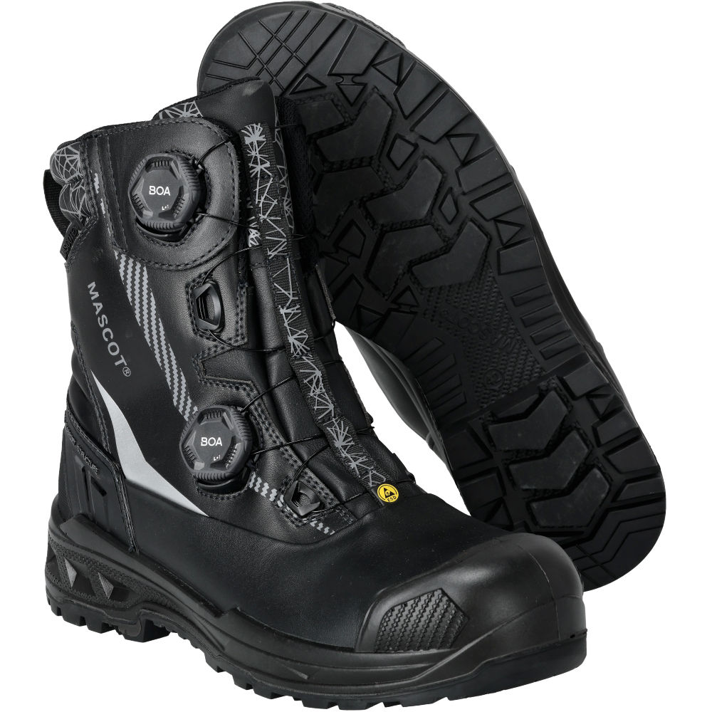 Buty ochronne MASCOT INDUSTRY F1304-902-09 S7S BOA® – wodoszczelne, trudnopalne, skórzane, MASCOTEX®, HRO 300°C, ESD 1 Buty ochronne MASCOT INDUSTRY F1304-902-09 S7S BOA® – wodoszczelne, trudnopalne, skórzane, MASCOTEX®, HRO 300°C, ESD
