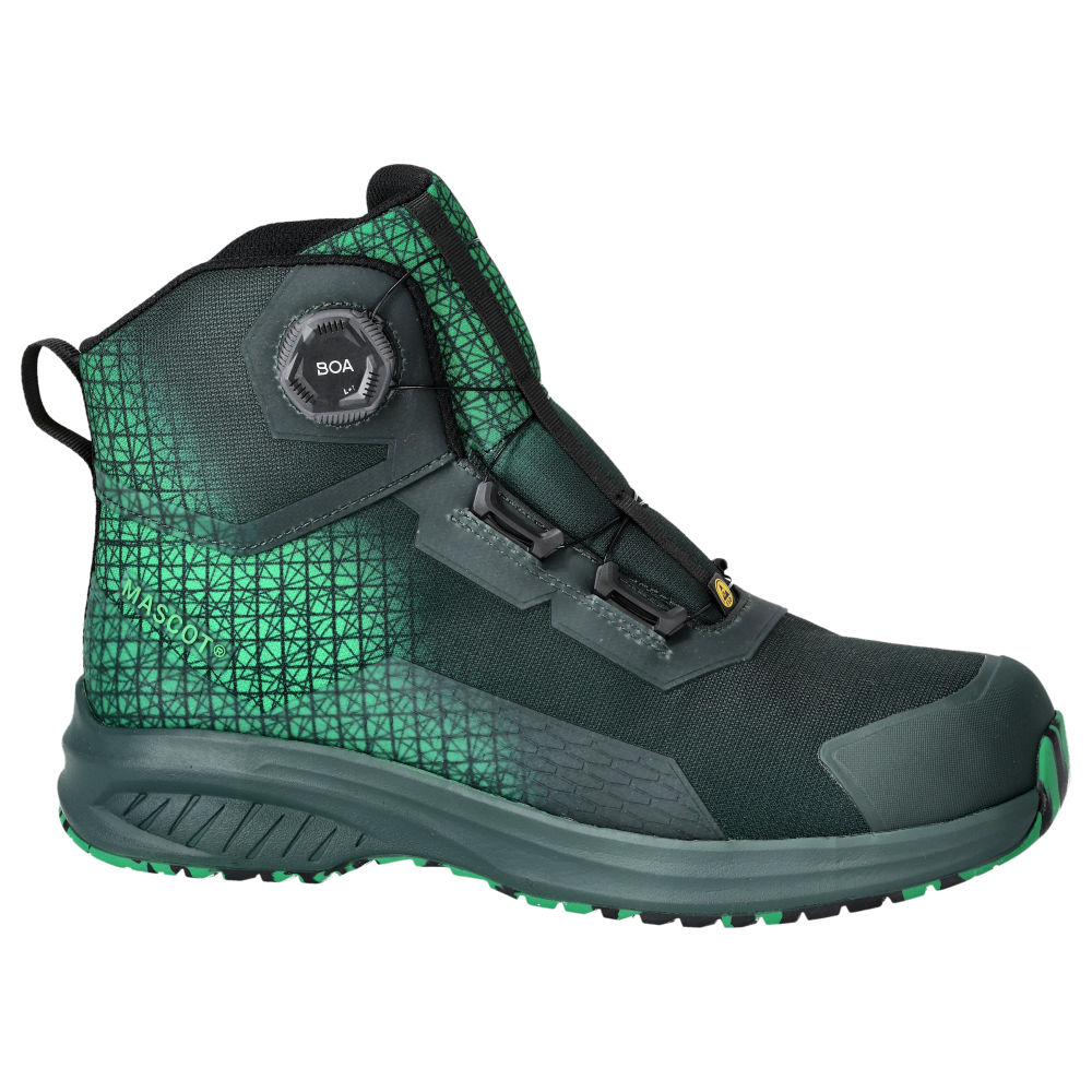 Buty ochronne MASCOT ACCELERATE F1502-909-03333 S3S SR FO SC ESD – zielone, BOA® Fit System, MASCOLAYER® 24 Buty ochronne MASCOT ACCELERATE F1502-909-03333 S3S SR FO SC ESD – zielone, BOA® Fit System, MASCOLAYER® - obrazek 24