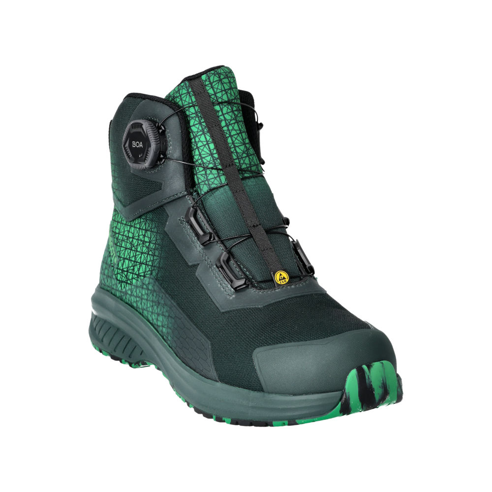Buty ochronne MASCOT ACCELERATE F1502-909-03333 S3S SR FO SC ESD – zielone, BOA® Fit System, MASCOLAYER® 21 Buty ochronne MASCOT ACCELERATE F1502-909-03333 S3S SR FO SC ESD – zielone, BOA® Fit System, MASCOLAYER® - obrazek 21