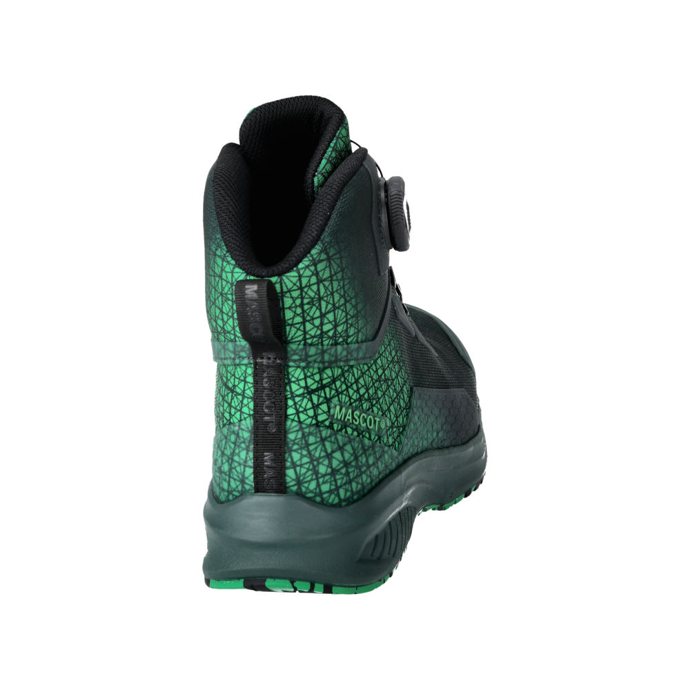 Buty ochronne MASCOT ACCELERATE F1502-909-03333 S3S SR FO SC ESD – zielone, BOA® Fit System, MASCOLAYER® 6 Buty ochronne MASCOT ACCELERATE F1502-909-03333 S3S SR FO SC ESD – zielone, BOA® Fit System, MASCOLAYER® - obrazek 6