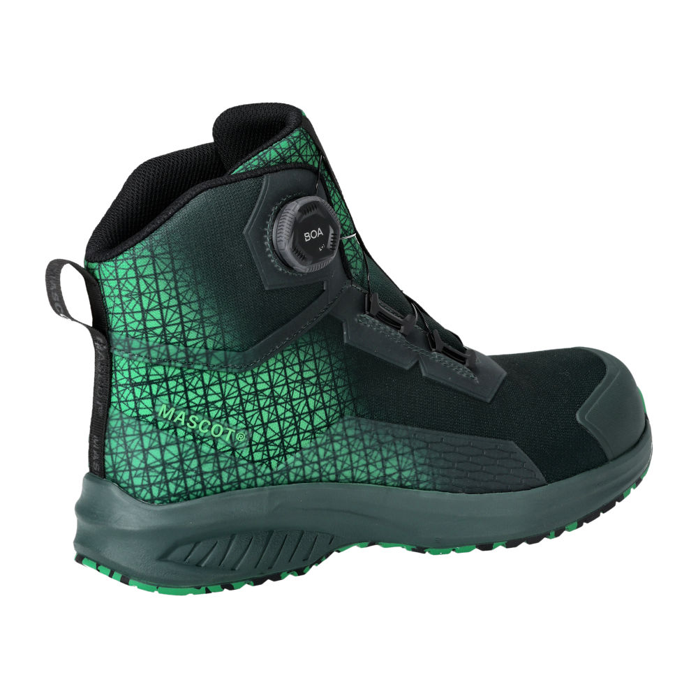 Buty ochronne MASCOT ACCELERATE F1502-909-03333 S3S SR FO SC ESD – zielone, BOA® Fit System, MASCOLAYER® 3 Buty ochronne MASCOT ACCELERATE F1502-909-03333 S3S SR FO SC ESD – zielone, BOA® Fit System, MASCOLAYER® - obrazek 3