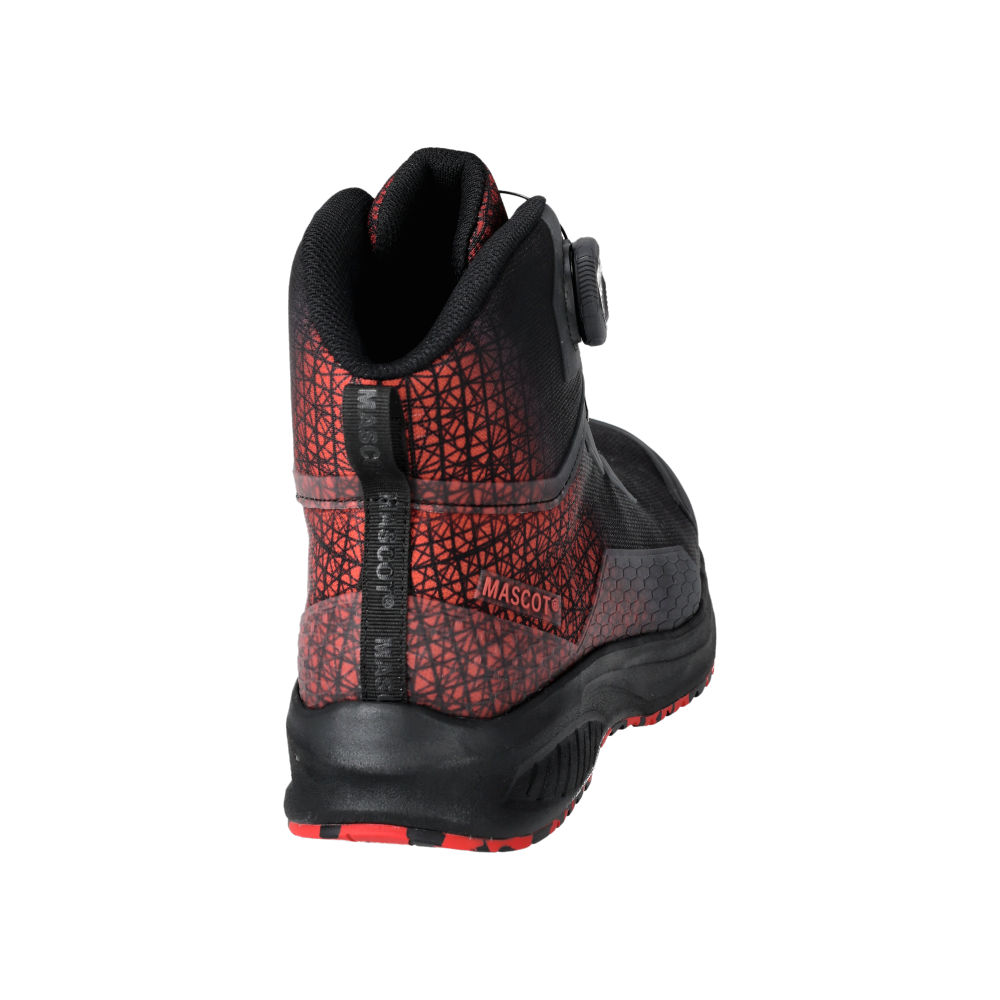 Buty ochronne MASCOT ACCELERATE F1502-909-09202 S3S SR FO SC ESD – czarno-czerwone, BOA® Fit System, MASCOLAYER® 6 Buty ochronne MASCOT ACCELERATE F1502-909-09202 S3S SR FO SC ESD – czarno-czerwone, BOA® Fit System, MASCOLAYER® - obrazek 6