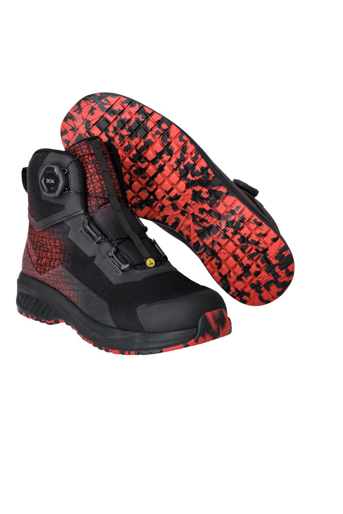 Buty ochronne MASCOT ACCELERATE F1502-909-09202 S3S SR FO SC ESD – czarno-czerwone, BOA® Fit System, MASCOLAYER® 1 Buty ochronne MASCOT ACCELERATE F1502-909-09202 S3S SR FO SC ESD – czarno-czerwone, BOA® Fit System, MASCOLAYER®