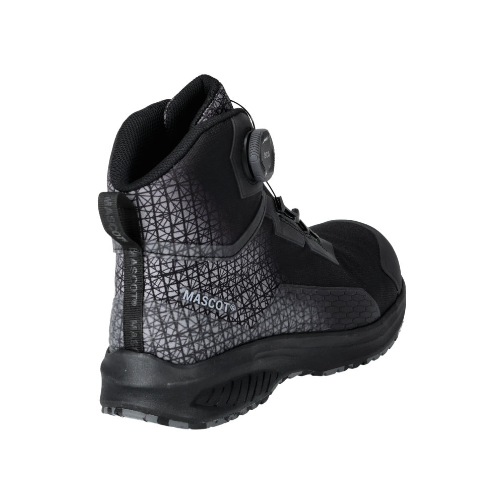 Buty ochronne MASCOT ACCELERATE F1502-909-09 S3S SR FO SC ESD – czarne, BOA® Fit System, MASCOLAYER® 5 Buty ochronne MASCOT ACCELERATE F1502-909-09 S3S SR FO SC ESD – czarne, BOA® Fit System, MASCOLAYER® - obrazek 5
