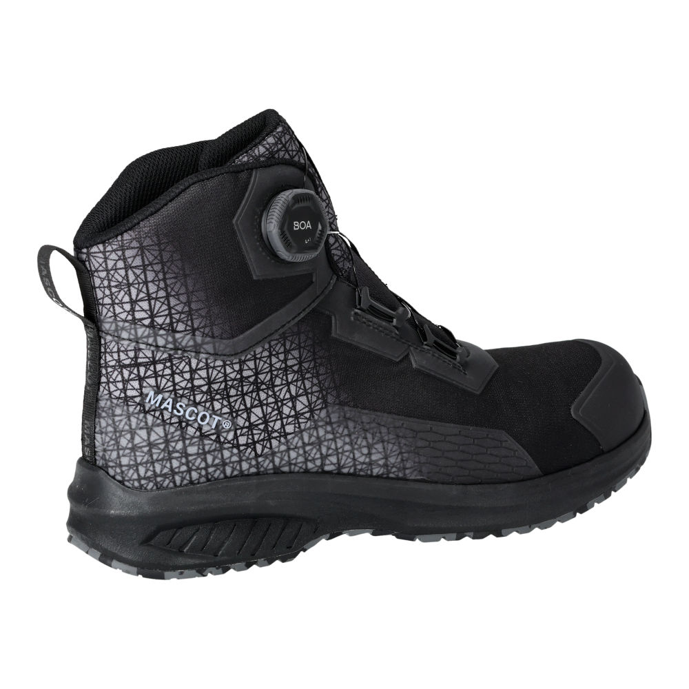 Buty ochronne MASCOT ACCELERATE F1502-909-09 S3S SR FO SC ESD – czarne, BOA® Fit System, MASCOLAYER® 3 Buty ochronne MASCOT ACCELERATE F1502-909-09 S3S SR FO SC ESD – czarne, BOA® Fit System, MASCOLAYER® - obrazek 3