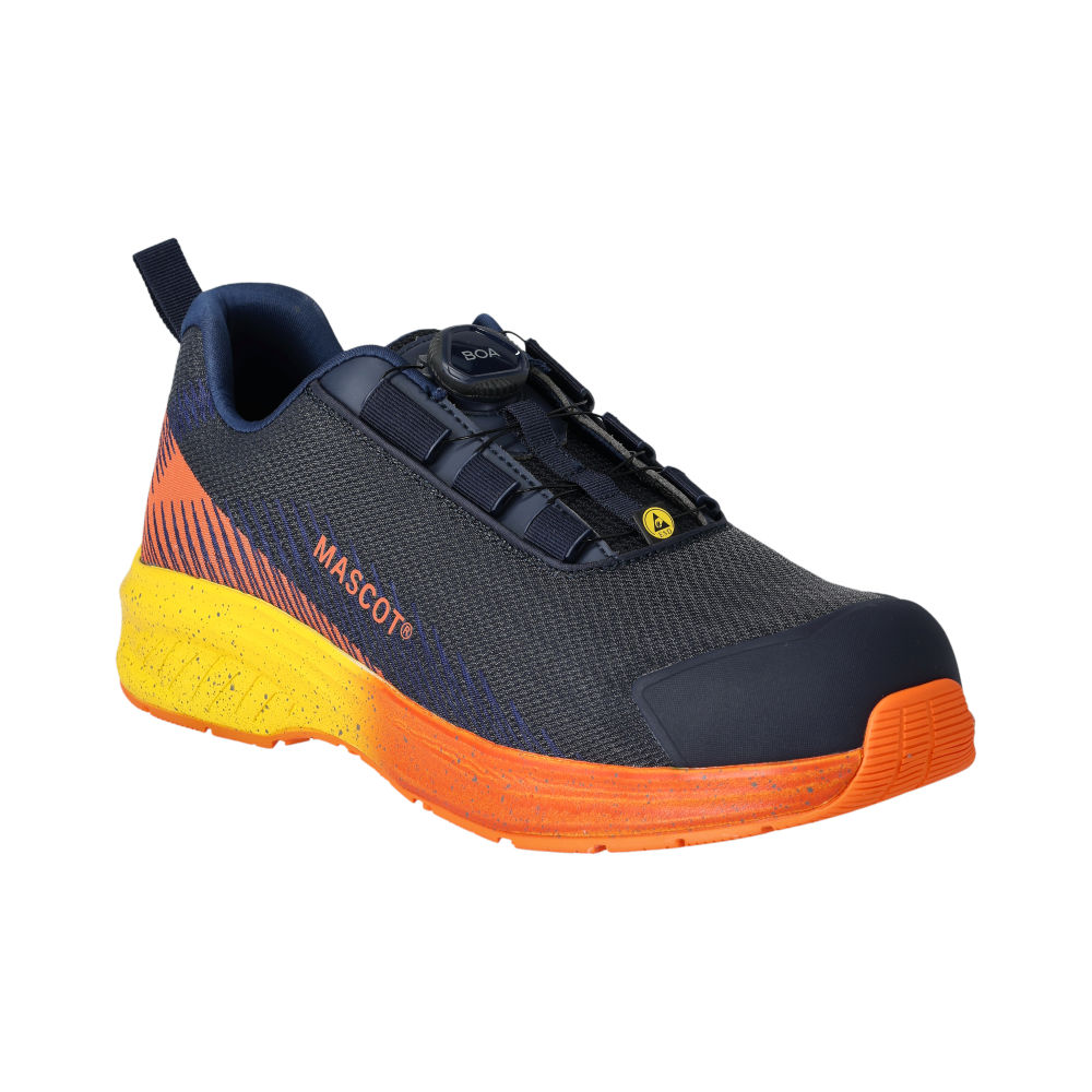 Buty ochronne MASCOT CUSTOMIZED F1601-909-01098 S1PS BOA® – lekkie, oddychające, ESD, granatowo-pomarańczowe 5 Buty ochronne MASCOT CUSTOMIZED F1601-909-01098 S1PS BOA® – lekkie, oddychające, ESD, granatowo-pomarańczowe – Bild 5