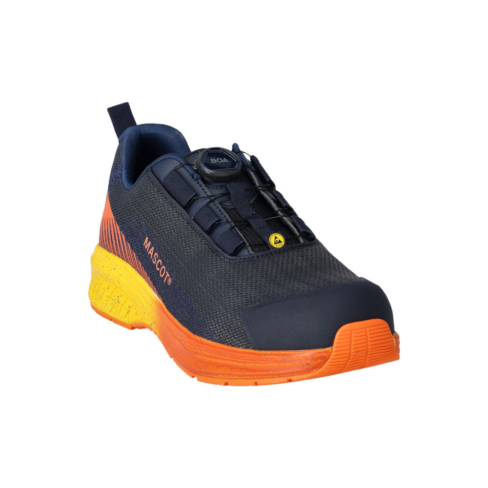 Buty ochronne MASCOT CUSTOMIZED F1601-909-01098 S1PS BOA® – lekkie, oddychające, ESD, granatowo-pomarańczowe 6 Buty ochronne MASCOT CUSTOMIZED F1601-909-01098 S1PS BOA® – lekkie, oddychające, ESD, granatowo-pomarańczowe – Bild 6