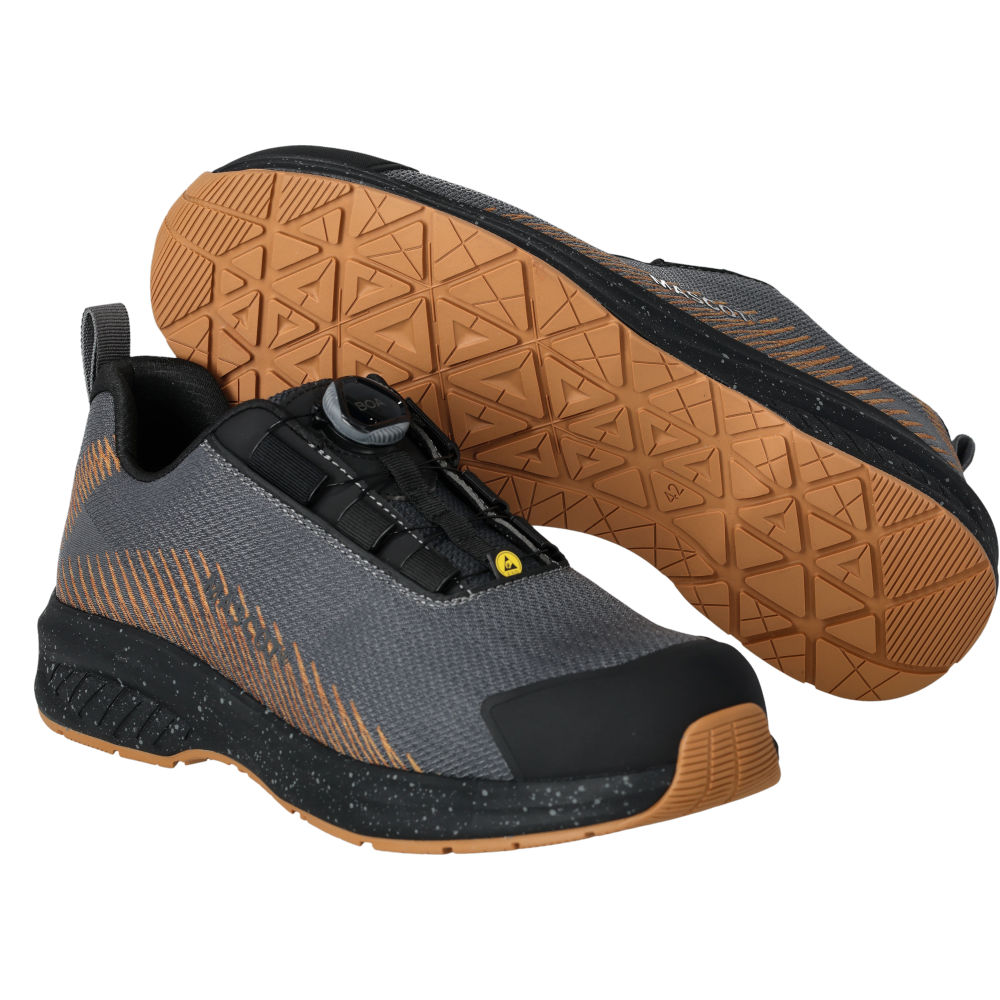 Buty ochronne MASCOT CUSTOMIZED F1601-909-8954 S1PS BOA® – lekkie, oddychające, MASCOLAYER®, ESD, szaro-brązowe 1 Buty ochronne MASCOT CUSTOMIZED F1601-909-8954 S1PS BOA® – lekkie, oddychające, MASCOLAYER®, ESD, szaro-brązowe