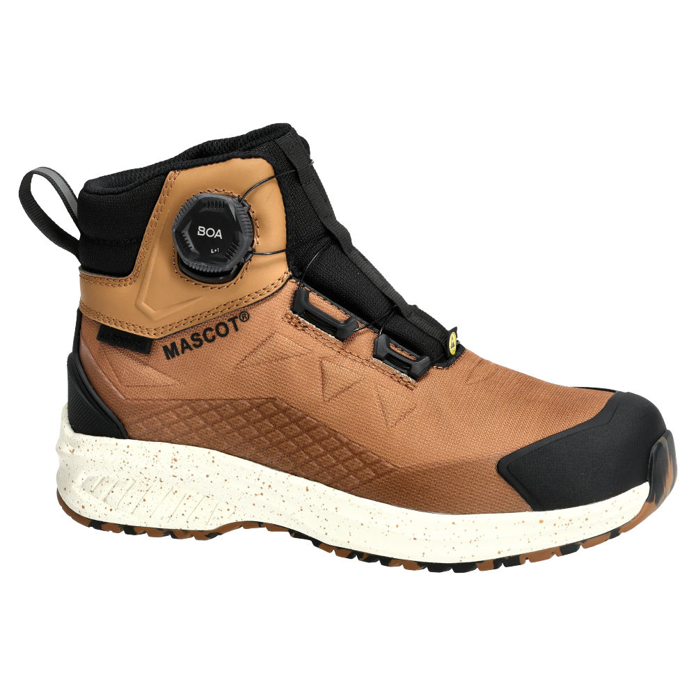 Buty ochronne MASCOT CUSTOMIZED F1602-702-54 S7S SR FO ESD – brązowe, wodoszczelne, BOA® Fit System, MASCOTEX® 6 Buty ochronne MASCOT CUSTOMIZED F1602-702-54 S7S SR FO ESD – brązowe, wodoszczelne, BOA® Fit System, MASCOTEX® - obrazek 6