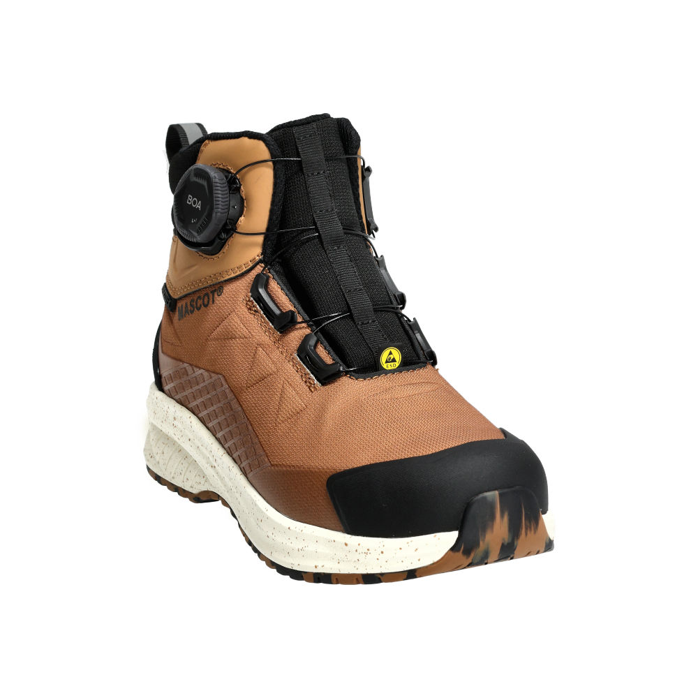 Buty ochronne MASCOT CUSTOMIZED F1602-702-54 S7S SR FO ESD – brązowe, wodoszczelne, BOA® Fit System, MASCOTEX® 9 Buty ochronne MASCOT CUSTOMIZED F1602-702-54 S7S SR FO ESD – brązowe, wodoszczelne, BOA® Fit System, MASCOTEX® - obrazek 9