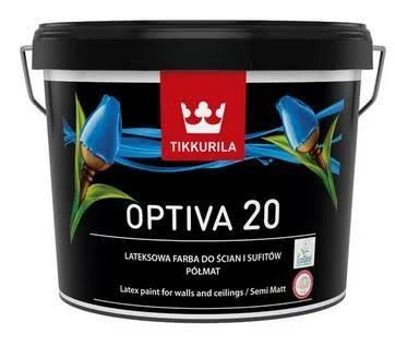 Tikkurila Optiva Semi Matt 20 Baza A – Półmatowa Farba Lateksowa Plamoodporna do Ścian i Sufitów